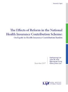 The Effects of Reform in the National Health Insurance Contribution Scheme: on Equity in Health Insurance Contribution Burden cover image